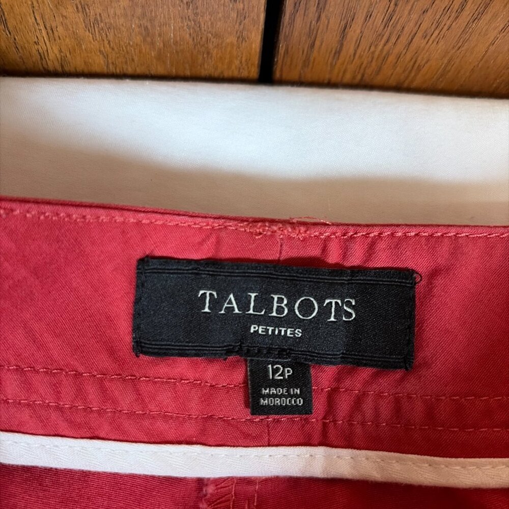 Talbots Red Capris - Picture 4 of 8